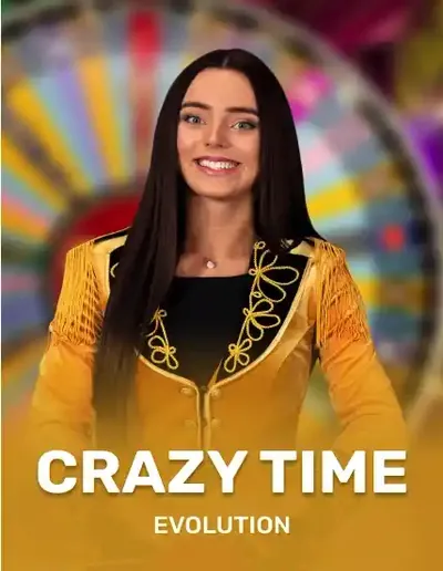 Crazy Time live dealer table by Evolution