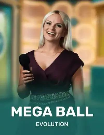 Mega Ball live dealer table by Evolution