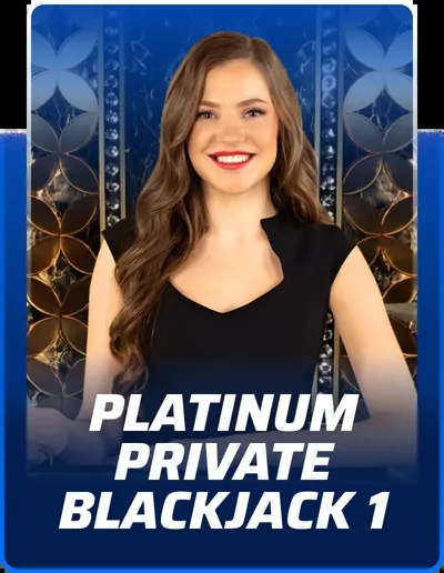 Platinum Blackjack live dealer table by Evolution